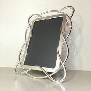 Elegant Silver and Rhinestone Picture Frame